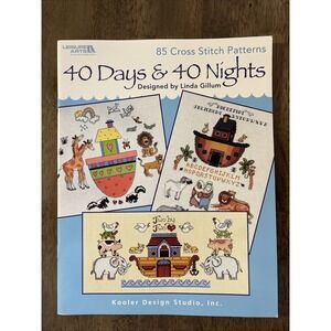 Kooler Design Studio Leisure Arts 40 Days & 40 Nights Cross Stitch Booklet New